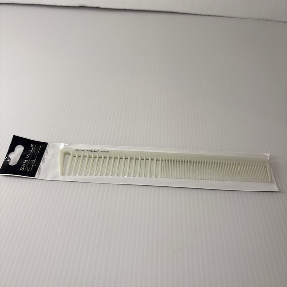 Sam Villa Signature Series Professional Short Cutting Comb Model 30015 Ivory NEW - Picture 1 of 5